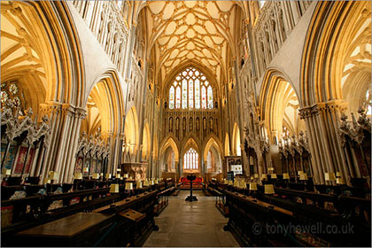 Inside Wells Cathedral