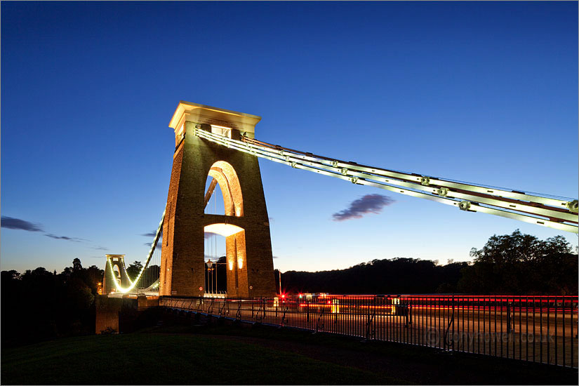 Clifton Suspension Bridge, Bristol, Dusk