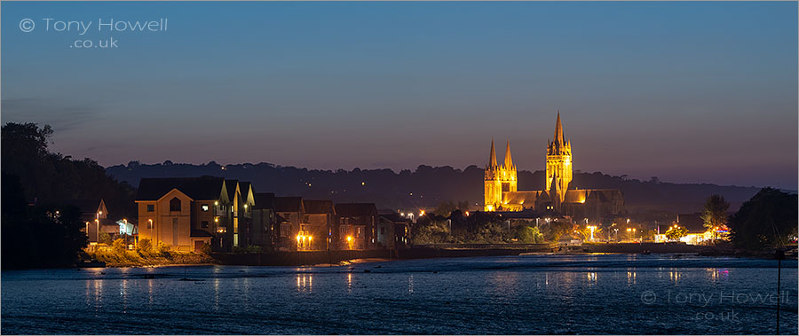 Truro Cathedral, Night, Low Tide