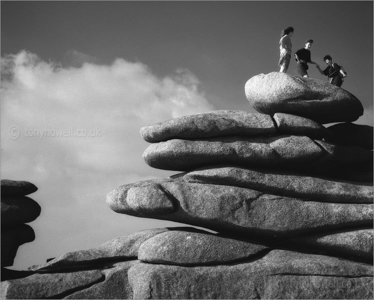 Stowes Hill, Bodmin Moor, 1986. Konica Infrared Film.