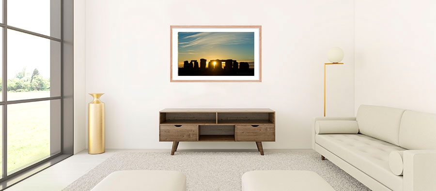 room mockup of Framed Print