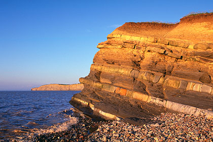 Kilve Beach at Sunset