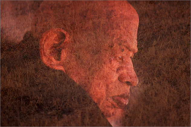 Mohammed gazing (Composite Image)