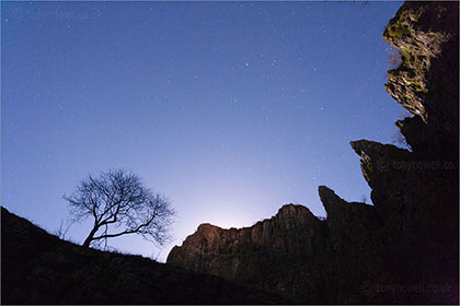 Rising Moon, Cheddar Gorge