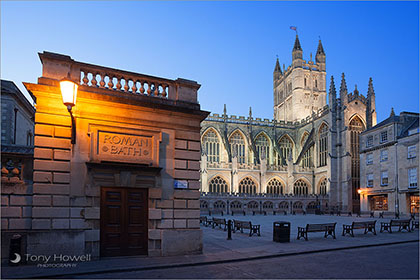 Bath Abbey, Night