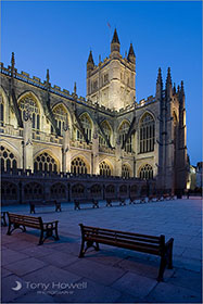 Bath Abbey, Night