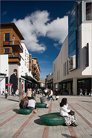 Princesshay, outdoor seating