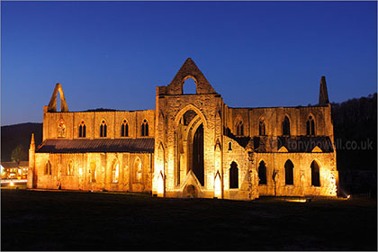 Night, Tintern Abbey