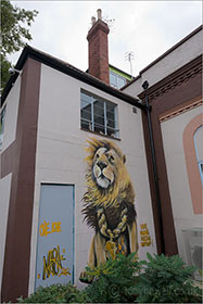 Graffiti, lion