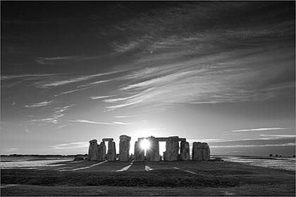 Stonehenge at sunset