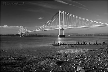 Severn Bridge, Black and White