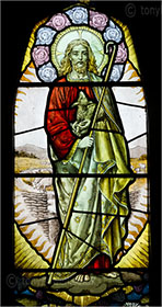 Stained Glass Window, St Thomas a Beckett Church, Box, Wiltshire
