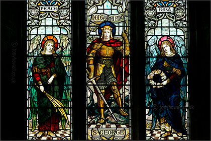 Stained Glass Window, St Thomas a Beckett Church, Box, Wiltshire