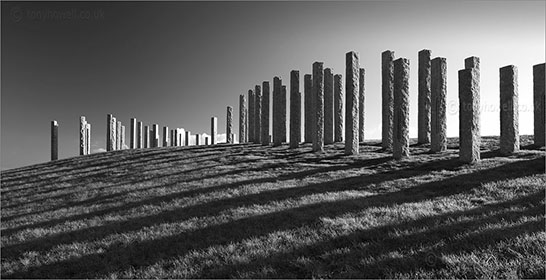 Stone Column Sculpture