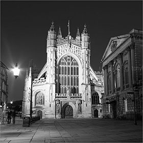 Bath Abbey, Night