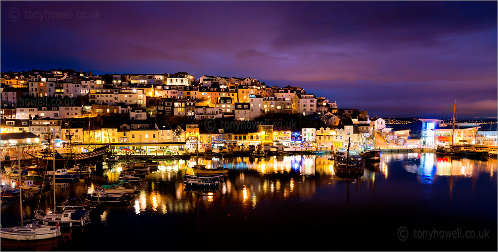 Brixham Harbour, Night