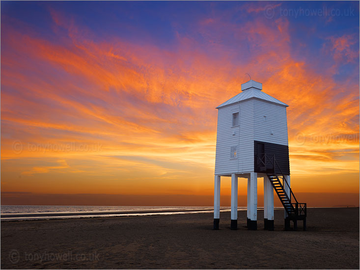 Burnham Lighthouse, Sunset