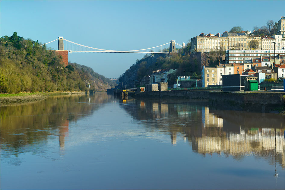 Clifton Suspension Bridge, Bristol, River Avon, Dawn