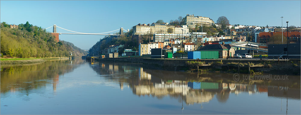 Clifton Suspension Bridge, River Avon, Dawn