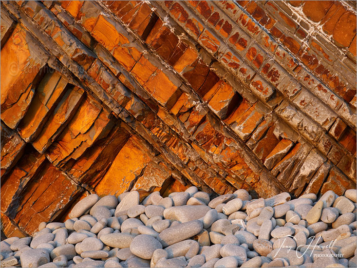 Sandymouth Rocks at Sunset