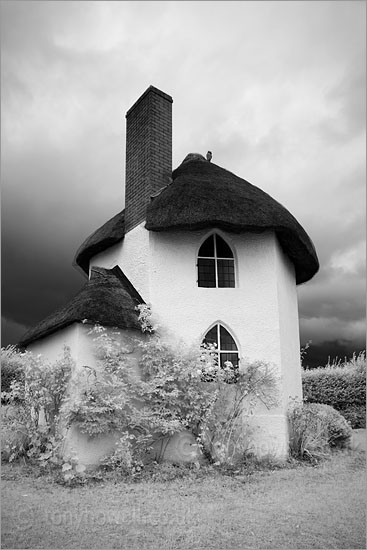 Toll House Cottage, Stanton Drew (Infrared Camera, turns foliage white)