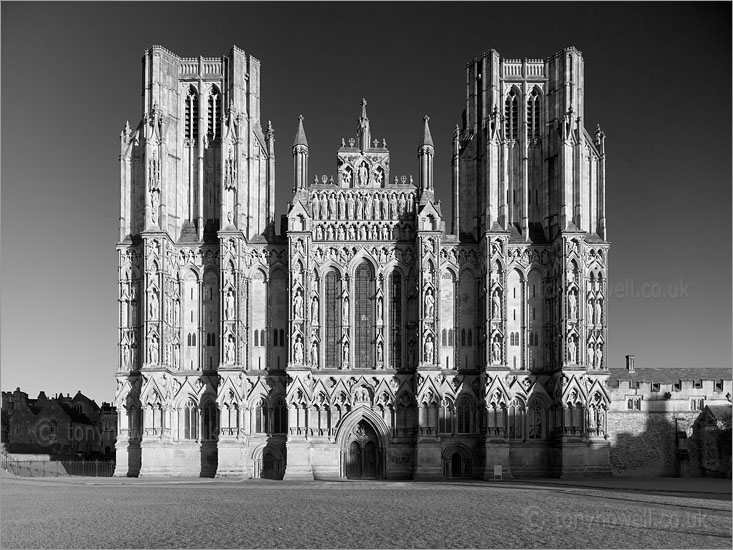 Wells Cathedral at Sunset