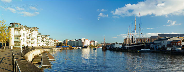 Daylight SS Great Britain panoramic