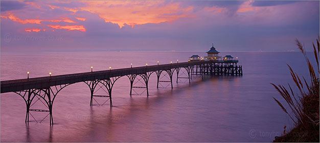 Afterglow, Clevedon Pier