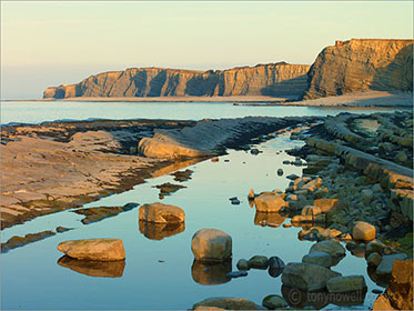 Kilve Beach at Sunset