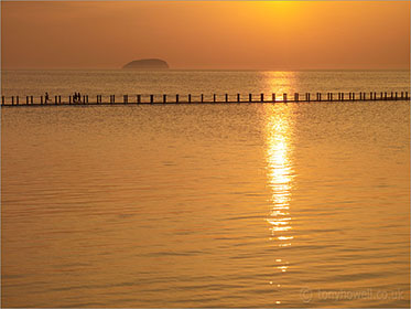 Steep Holm, Sunset