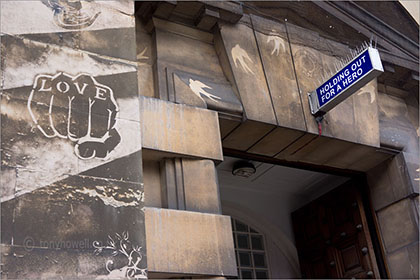 Street Art, old Police station