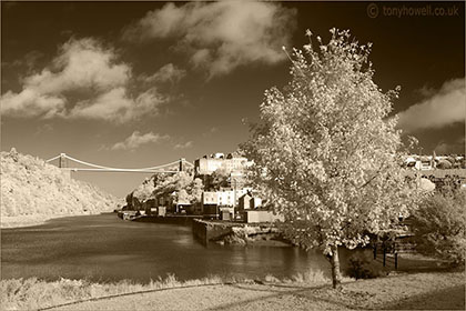 Sepia Clifton Suspension Bridge