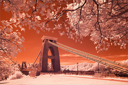 Suspension Bridge Infrared