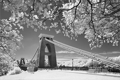 Suspension Bridge Infrared