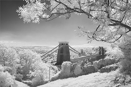 Suspension Bridge Infrared