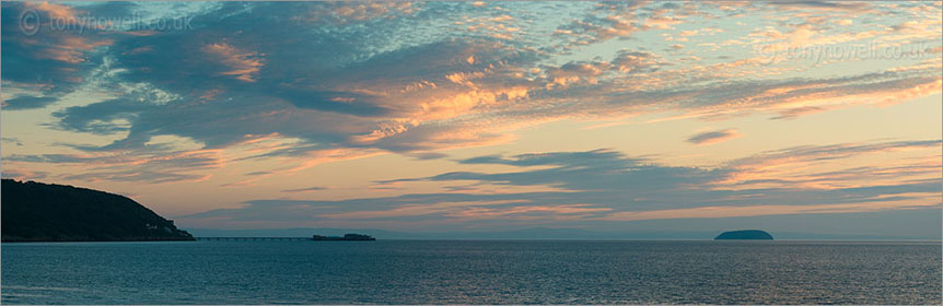 Steep Holm and Birnbeck Pier from Sand Bay