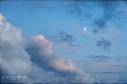 Moon, Clouds