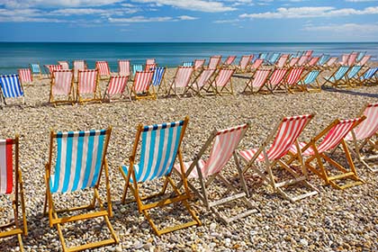 Deckchairs, Beer