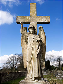 Angel Sculpture, Bath