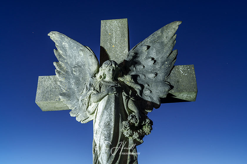 Angel Sculpture, St Day Road Cemetery, Redruth
