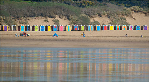 Beach Huts, Saunton Beach