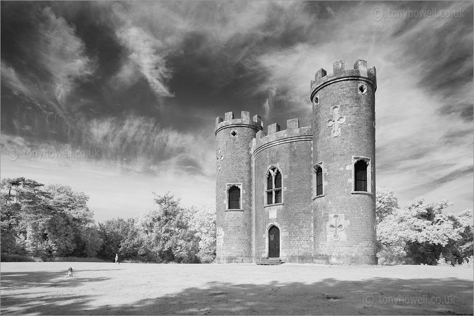 Blaise Castle (Infrared Camera, turns foliage white)