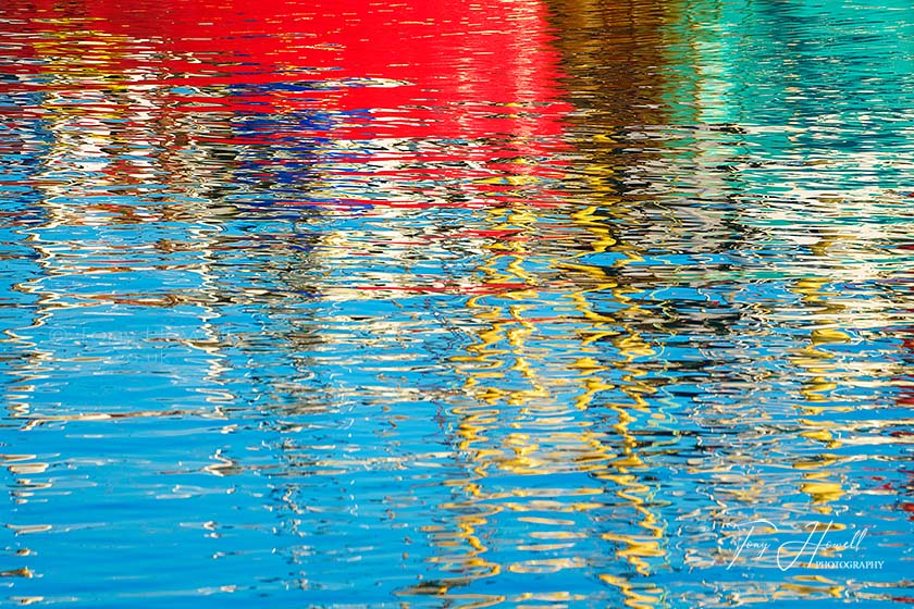 Boat Reflections, Newlyn