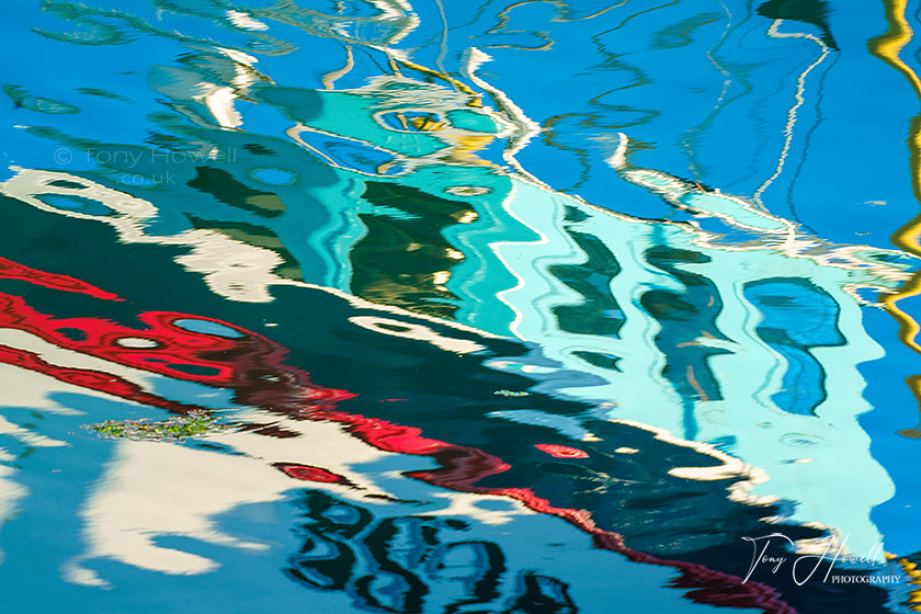 Boat Reflections, Newlyn