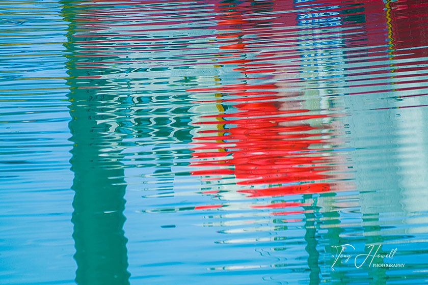 Boat Reflections, Newlyn