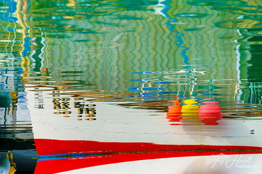 Boat Reflections, Newlyn