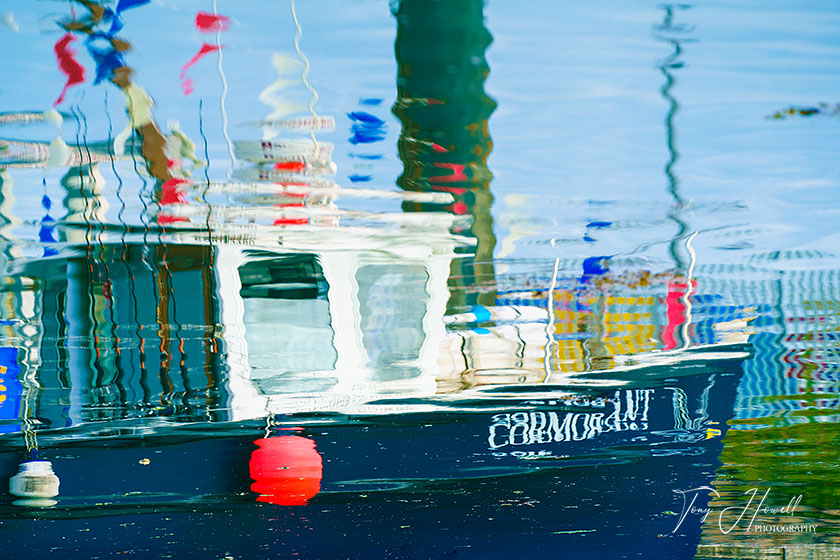 Boat Reflections, Newlyn