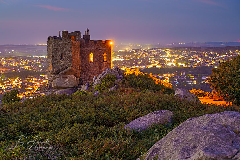 Carn Brea Castle Restaurant, Night