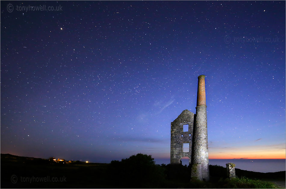 Carn Galver Tin Mine, Night