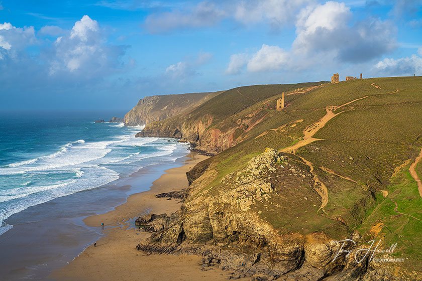 Chapel Porth Beach, Wheal Coates Tin Mine